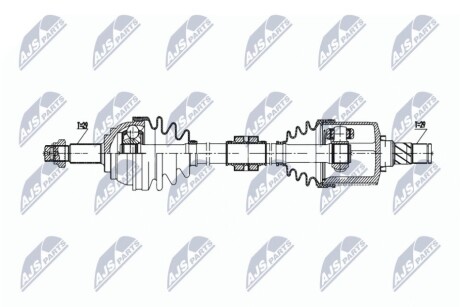 DRIVESHAFT NTY NPW-NS-169