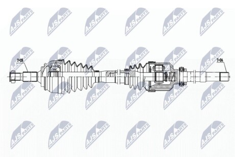 DRIVESHAFT NTY NPW-PE-097