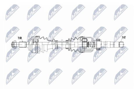 DRIVESHAFT NTY NPW-PE-101