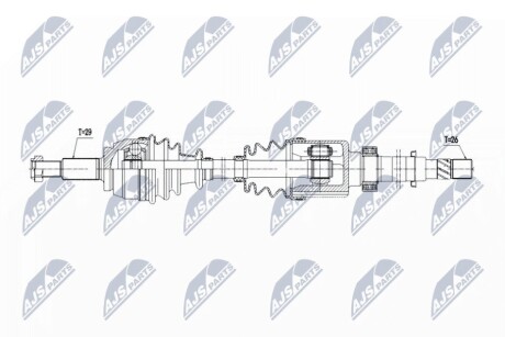 DRIVESHAFT NTY NPW-RE-198