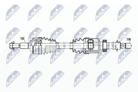 DRIVESHAFT NTY NPW-RE-203