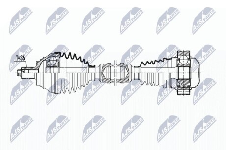 DRIVESHAFT NTY NPW-VW-193 (фото 1)