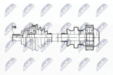 DRIVESHAFT NTY NPW-VW-194