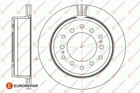 ДИСК ГАЛЬМ?ВНИЙ ЗАДН?Й Eurorepar 1642778180