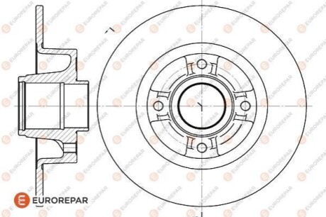 ДИСК ГАЛЬМ?ВНИЙ Eurorepar 1618871380