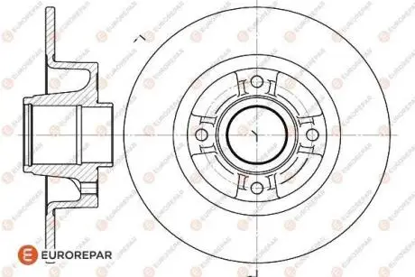 ДИСК ГАЛЬМ?ВНИЙ Eurorepar 1618871380