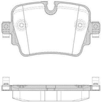 Тормозные колодки дисковые ROADHOUSE 21572.00