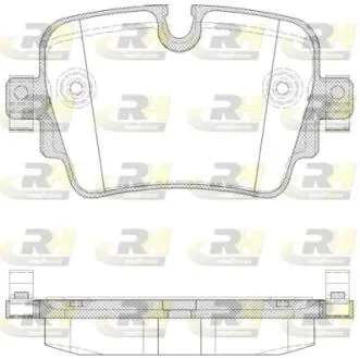 Тормозные колодки дисковые ROADHOUSE 21572.00