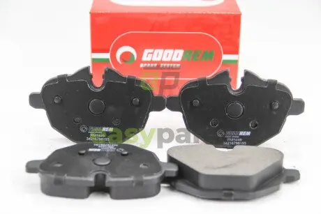Гальмівні колодки зад. BMW 5 (F10)/X3 (F25) 10- (TRW) GOODREM RM1449