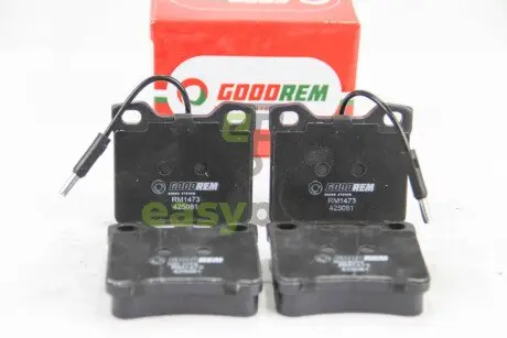 Гальмівні колодки зад. Peugeot 406/607 95- (ATE) GOODREM RM1473