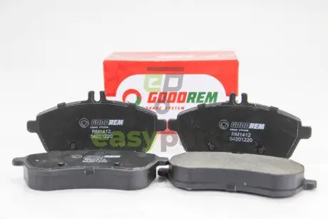 Гальмівні колодки пер. MB W204 07-14 (TRW) GOODREM RM1412