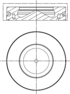 Поршень двигуна MAHLE / KNECHT 081 PI 00113 000 (фото 1)