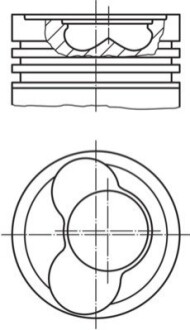 Поршень двигуна MAHLE / KNECHT 030 65 00