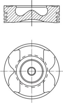 Поршень MAHLE / KNECHT 001 PI 00177 001