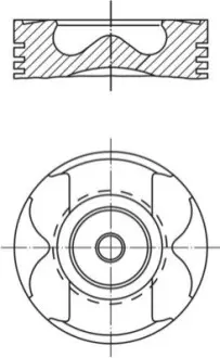 Поршень MAHLE / KNECHT 001 PI 00177 001