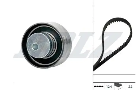К-кт. ГРМ (рем.+ ролик) FIAТ Doblo 1.4, Bravo, Idea DOLZ SKD119