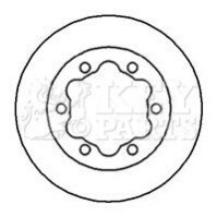 Гальмiвнi диски KEYPARTS KBD5725S