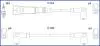 HITACHI VW К-кт высоковольтных проводов Golf III,Polo,Vento,Seat 1.4/1.6 HITACHI (HÜCO) 134707 (фото 1)