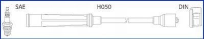MAZDA Комплект високовольтних проводів 323 1.4 98- HITACHI (HÜCO) 134250 (фото 1)