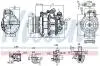 Компрессор кондиционера First Fit NISSENS 890749 (фото 1)