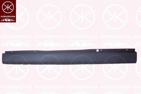 Бампер задний, темно серый, пластик KLOKKERHOLM 2509951 (фото 1)