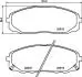 Колодки тормозные, дисковый тормоз HELLA 8DB355039441 (фото 4)