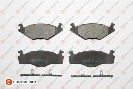 VW гальмівні колодки передн.Golf I,II,III,Jetta -92, Passat -88 Eurorepar 1617248080