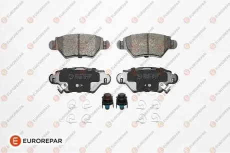Фото opel тормозные колодки задние astra 1.2-2.0 98- Eurorepar 1617255180 OPEL Тормозные колодки задние ASTRA 1.2-2.0 98- Eurorepar 1617255180