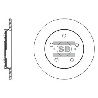 Диск гальмівний Hi-Q (SANGSIN) SD4616
