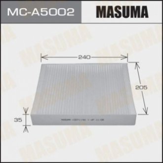 Фільтр салону AC9205 CHEVROLET/ CRUZE/ V1600V1800V2000 09- MASUMA MCA5002 (фото 1)