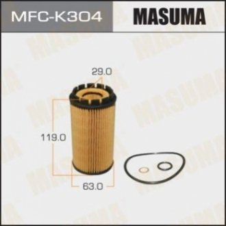 Фільтр масляний OE9301 MASUMA MFCK304 (фото 1)
