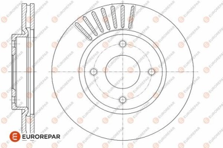 ДИСК ГАЛЬМ?ВНИЙ ПЕРЕДН?Й Eurorepar 1642778380