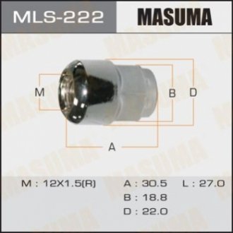 Гайка колеса Honda MASUMA MLS222 (фото 1)