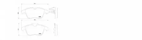 Колодки тормозные,перед CITROEN C5/407/508 APLUS 71250AAP