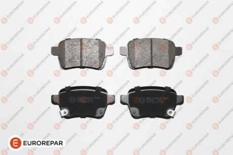 OPEL колодки гальм. задн. Corsa E 1,0-1,6 14-, FIAT Tipo 13- Eurorepar 1681164880