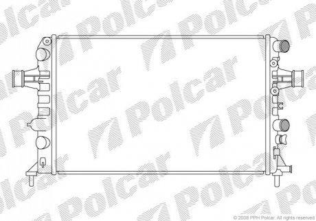 Радиатор охлаждения Polcar 550808-0