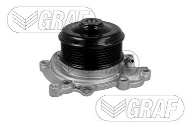 Помпа води MB C-class (W204)/E-class (W212/W213) 3.0D (OM642) 11-18 (B/B) (6 лоп) (7PK) (switch) GRAF PA1275