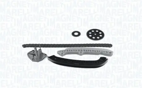 К-т ланцюга ГРМ (ланцюг+2напр.+натягувач+2 шестерні) VW Polo 1.2 03- MAGNETI MARELLI MCK0160