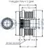 OPEL Шків генератора ASTRA J GTC 1.4 11-15, CORSA D 1.4 09-14 RUVILLE 542588 (фото 2)