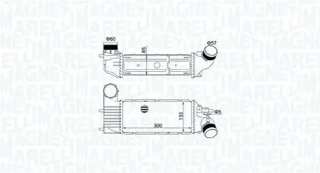 CITROEN інтеркулер C5 I,II,Peugeot 406,607 2.0/2.2HDI MAGNETI MARELLI MST525