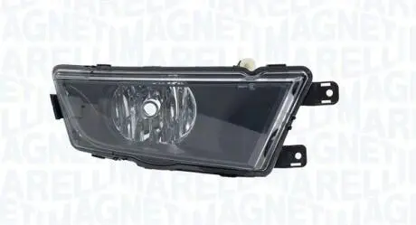 Фара протитуманна прав. SKODA OCTAVIA -20 (чорна) MAGNETI MARELLI 719000000191