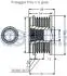 OPEL Шків генератора OPEL ASTRA J 09- RUVILLE 542380 (фото 2)