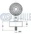 CHEVROLET Ролик CAPTIVA 2.2D RUVILLE 542474 (фото 2)