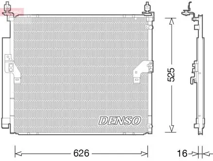Радиатор кондиционера DENSO DCN50034
