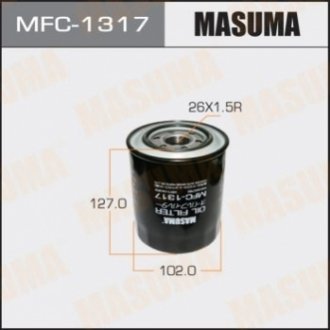 Фільтр масляний C-306 MASUMA MFC1317 (фото 1)