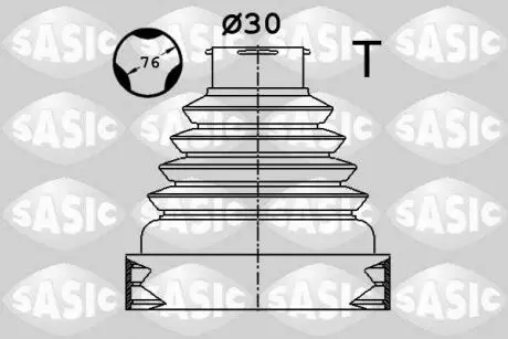 Пыльник PSA C8 Space Tourer Jumpy III IV (выр-во) SASIC 1900038