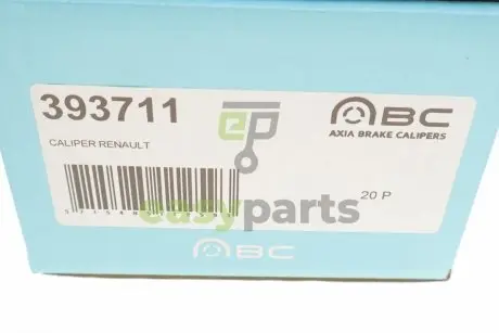 Супорт гальмівний (задній) (R) Renault Grand Scenic II 04-09 (d=38mm) (Trw) AXIA Brake Calipers 393711