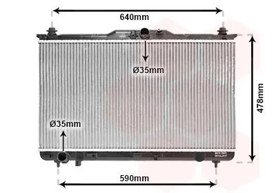 Радiатор Van Wezel 82002113