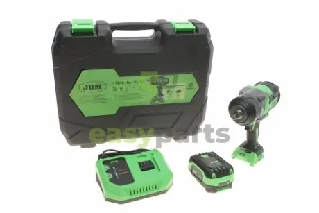 Фото гайкокрут акумуляторний 1/2" 1300 Нм 20V 4Ah (АКБ і зарядн. пристрій) JBM 60044C Гайкокрут акумуляторний 1/2" 1300 Нм 20V 4Ah (АКБ і зарядн. пристрій) JBM 60044C