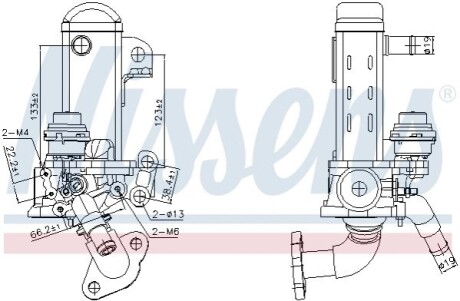 Радиатор рециркуляции ВГ First Fit NISSENS 989461